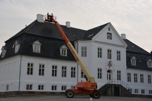 Murværk reparation og maler arbejde. Lundsgaard Gods. Kerteminde, 2017